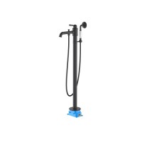 Смеситель для ванны с душем AQUATEK Классик AQ1545MB напольный черный матовый